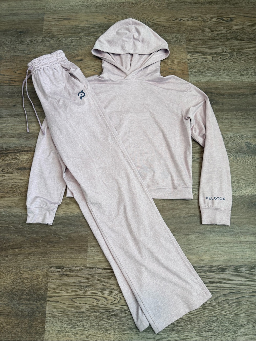 Lululemon Peloton Collab Soft Jersey Hoodie & Pants Set Rare Rose Blush Peony XS - Picture 1 of 16